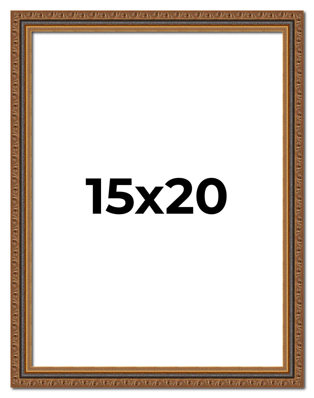Classic Gold Picture Frame - UV Acrylic, Foam Board Backing, Hanging Hardware